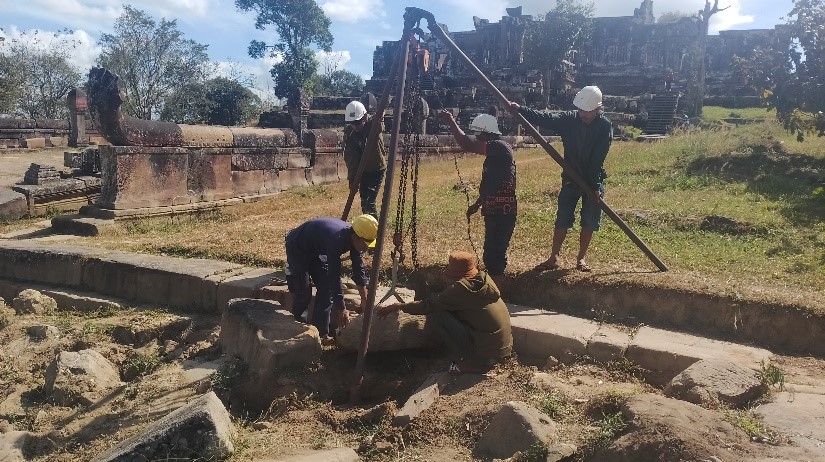 Daily activities of guards and conservation workers